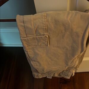Banana Republic khaki cargos! 33S Nice!